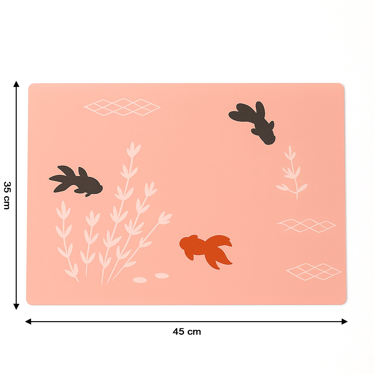 Decorative Dining Table Placemats with Elegant Design (4 Pc / 45x35 Cm)
