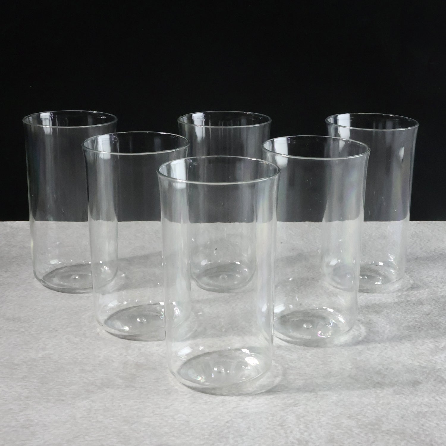 Glossy Plastic Glass Set (6 Pc / 300 ML)