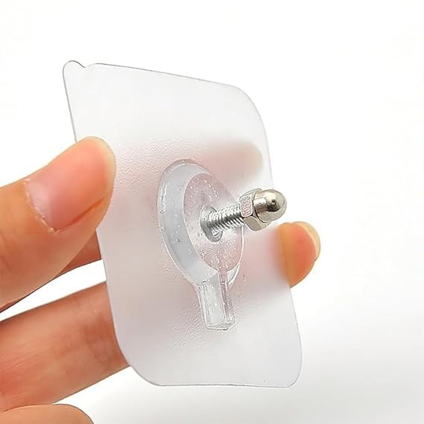 Plastic adhesive hook home storage