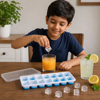 Mold tray used for ice cubes and frozen treats