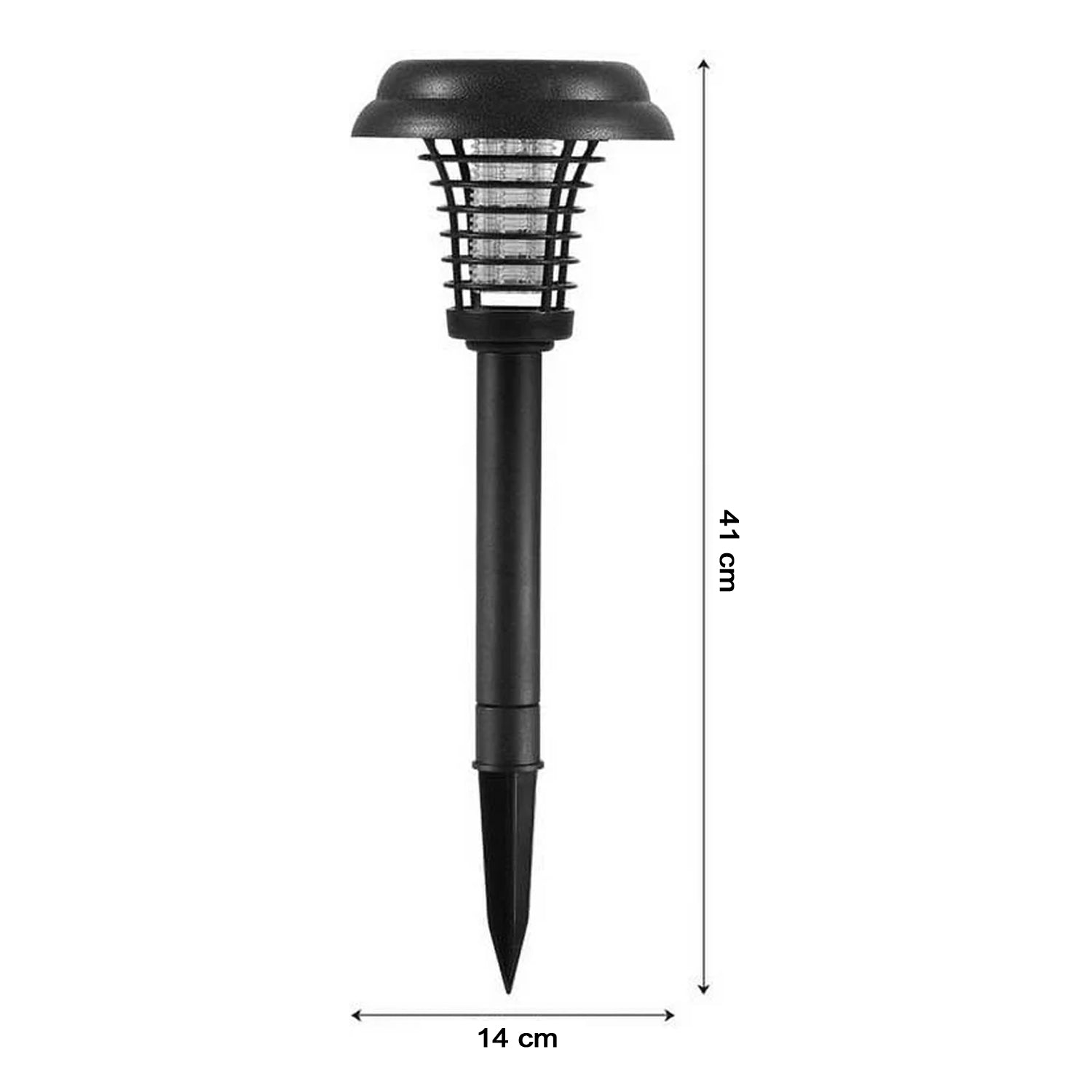 Big Garden Lighting UV LED Solar Powered Mosquito Trap and Bug Zapper (1 Pc)