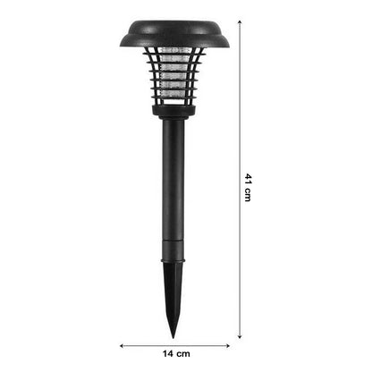 Big Garden Lighting UV LED Solar Powered Mosquito Trap and Bug Zapper (1 Pc)