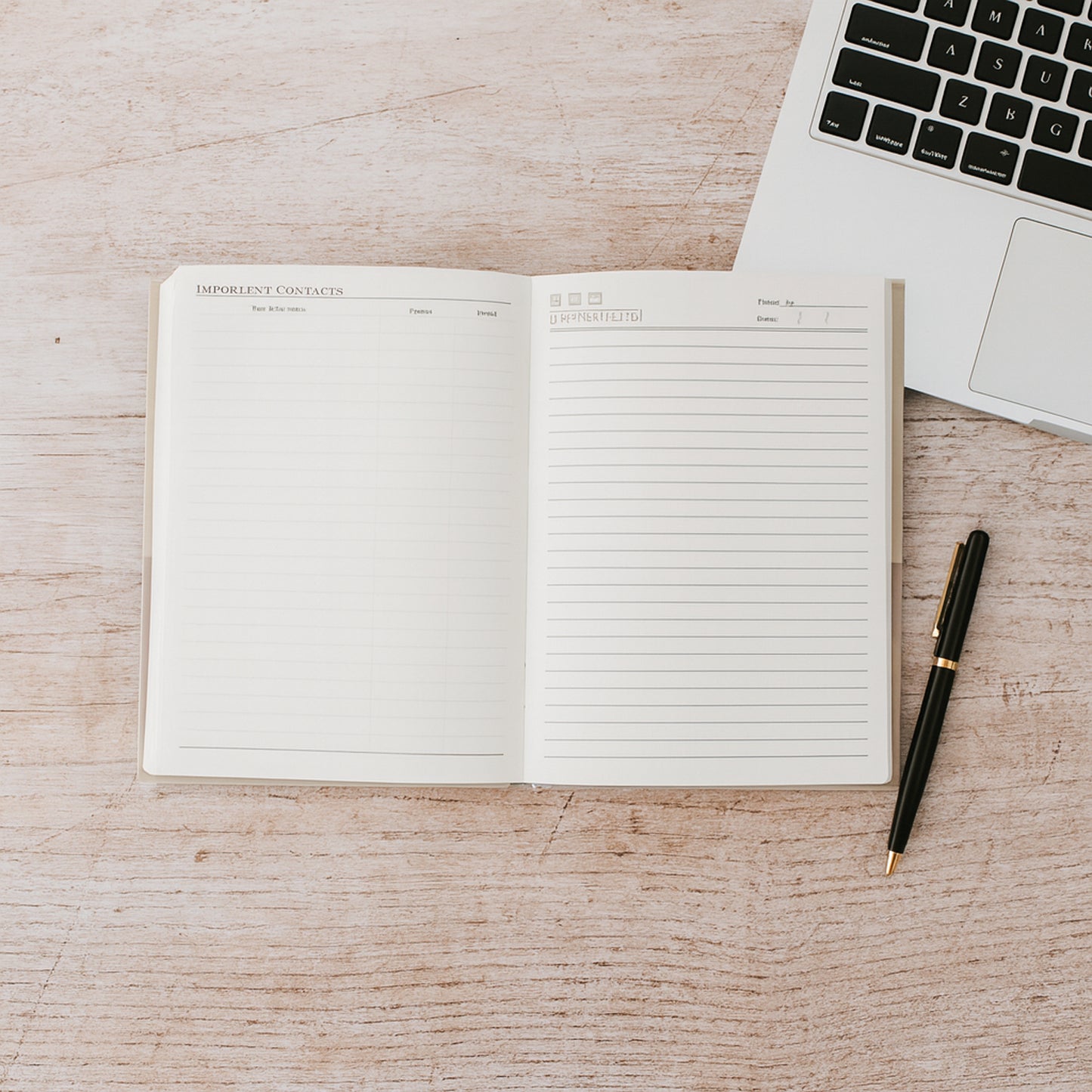 Hardbound Diary & Notebook (1 Pc / 100 Pages / 240x180mm)