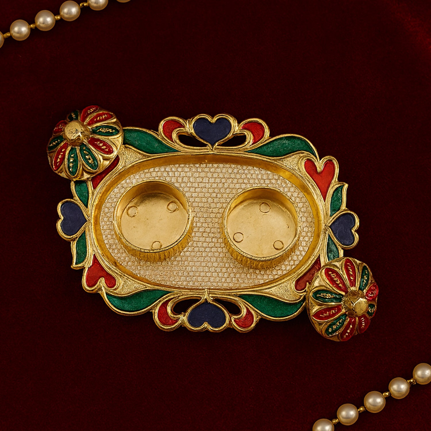 Meenakari Roli–Chawal Pooja - (1 Pc)