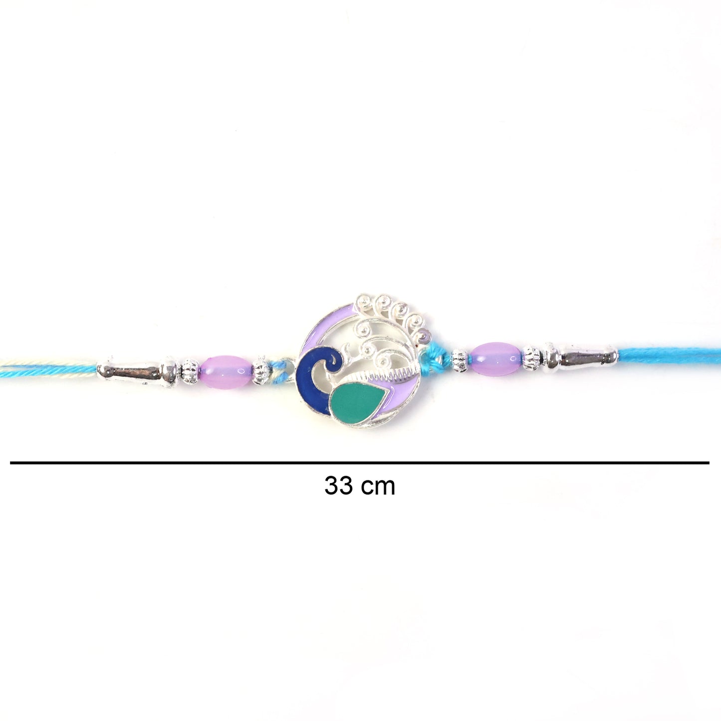Traditional Rakhi with stylish centerpiece