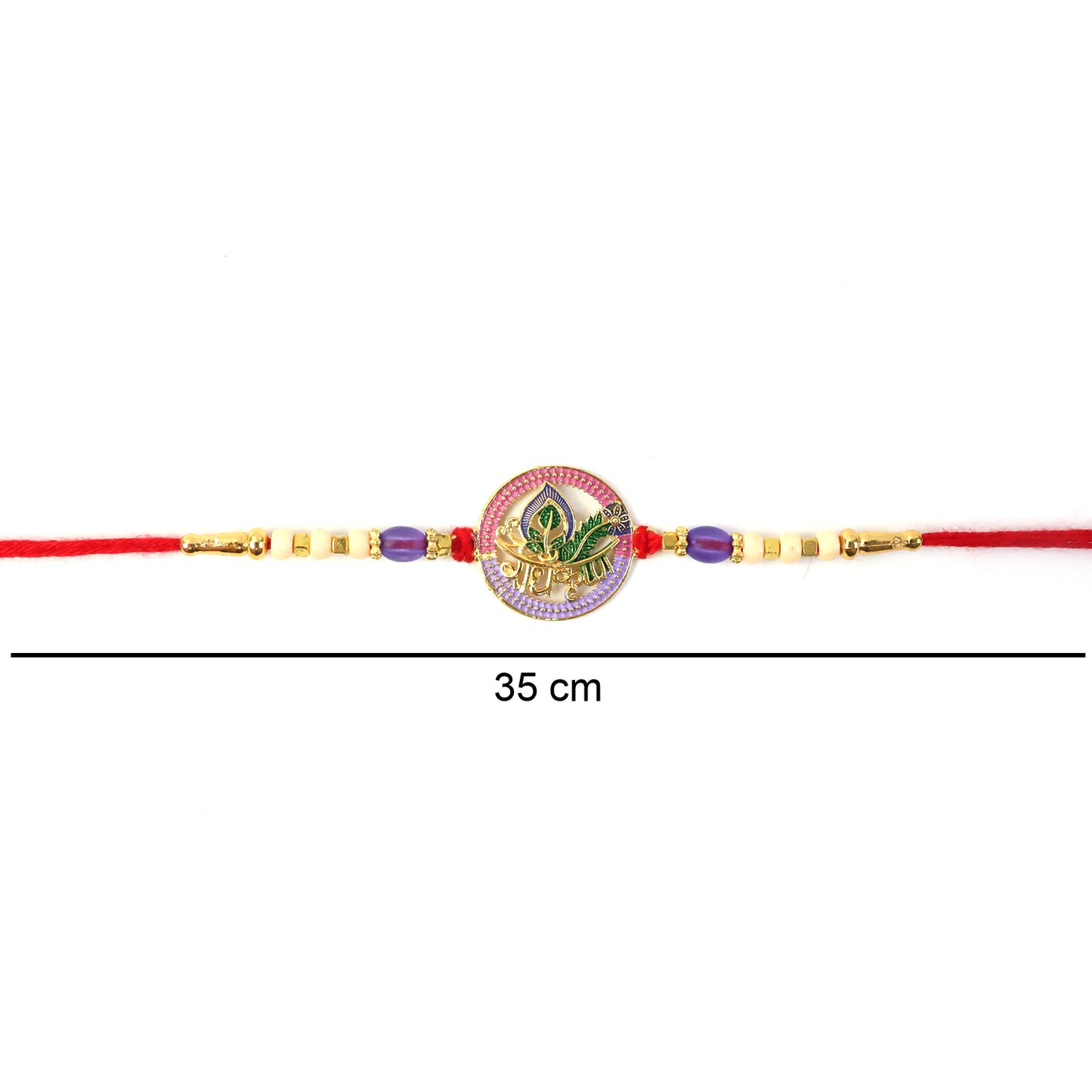 Radha Krishna rakhi on display