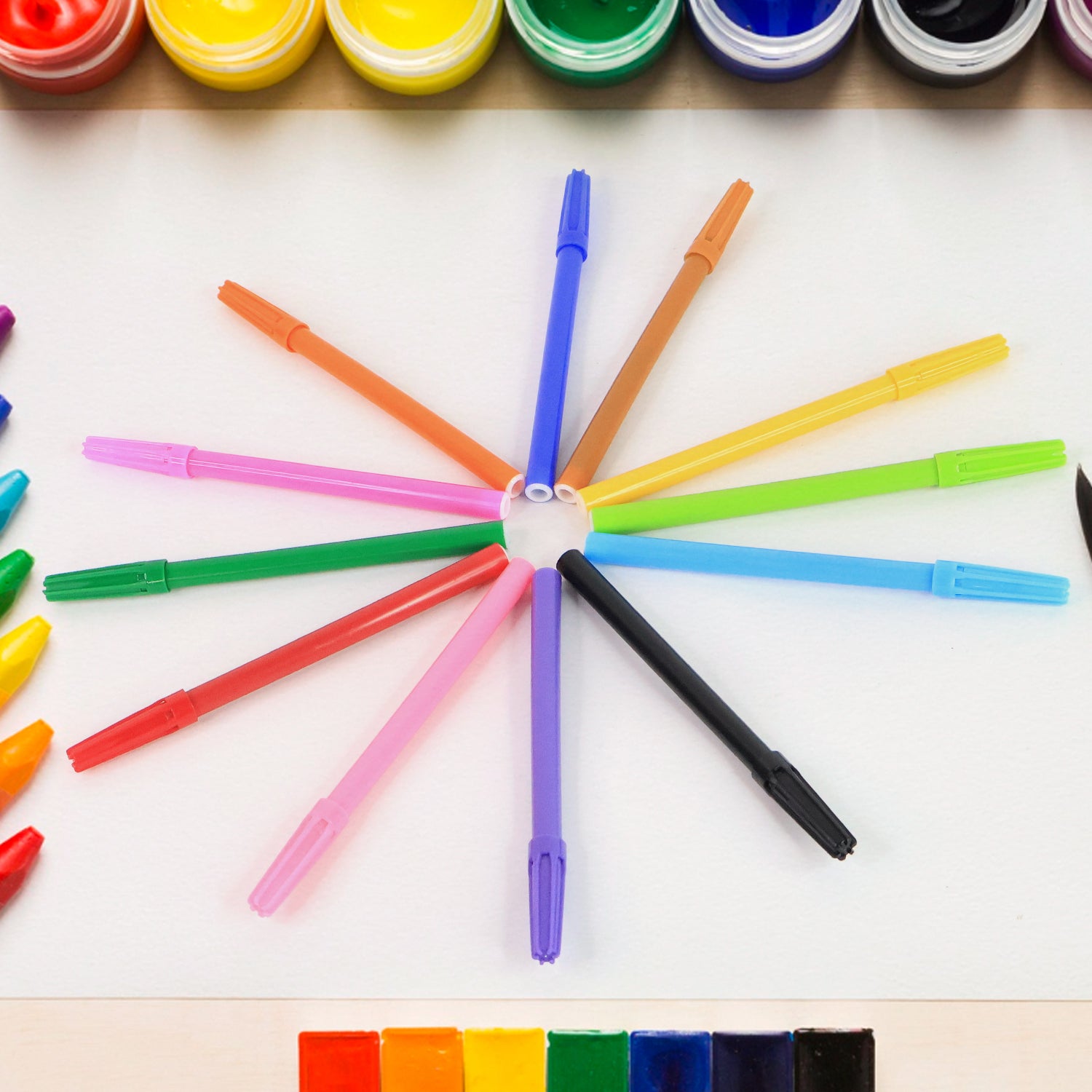 Camel Sketch Pens – 12 Colorful Shades for Drawing, Sketching, and Artistic Creativity