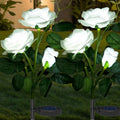 Solar Garden Decorative Flower Lights – Set of 2 LED Roses