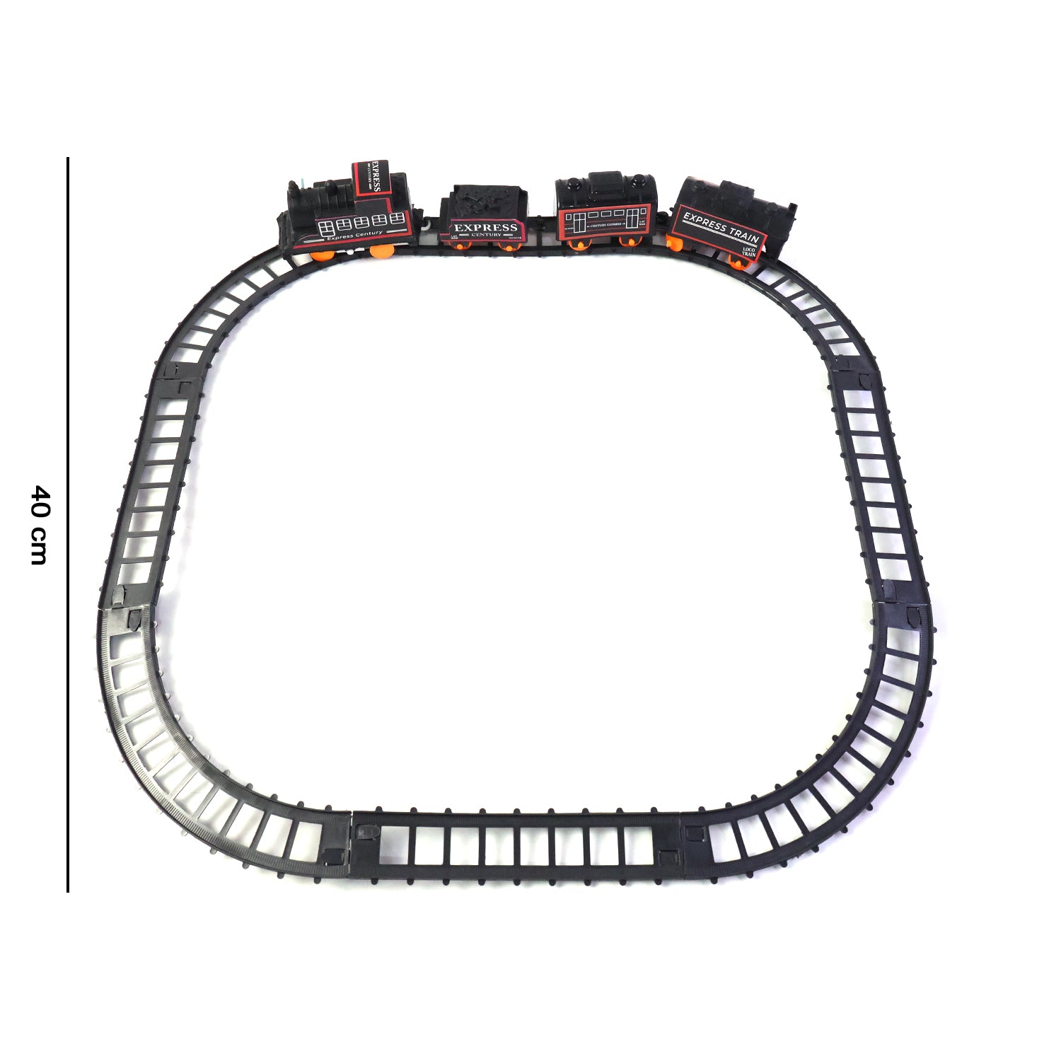 Electric toy train play set