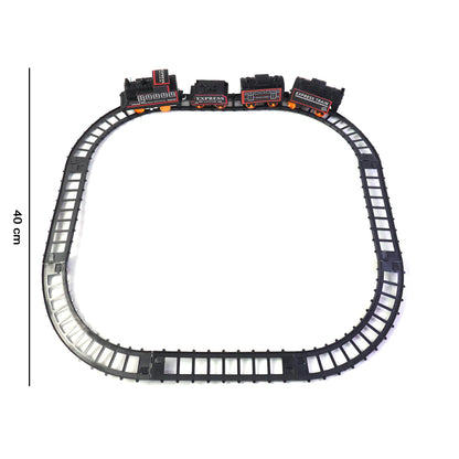 Electric toy train play set
