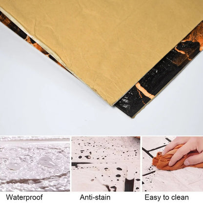 Self-adhesive 3D wall panels for modern interiors