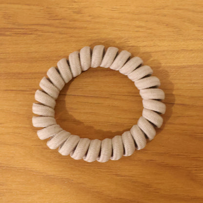 Soft Stretchable Telephone Wire Style Hair Bands Set (1 Pc)