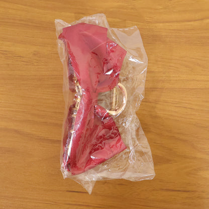 Elegant Satin Bow Hair Claw Clip for Women (1 Pc)