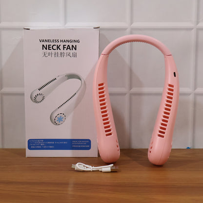 usb charge mini neck fan