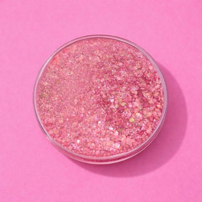 Pink Glitter Resin Cup Lid and Coaster Set for Mug Cover