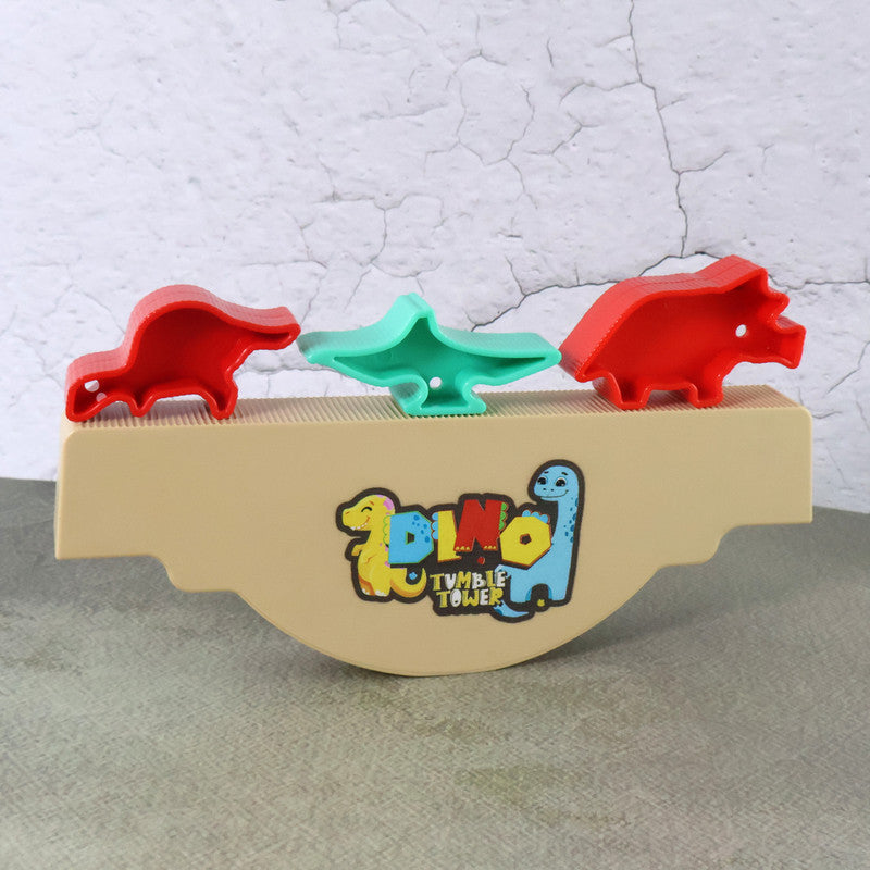 Dino Tumble Tower Balancing Game – Fun Dinosaur Stacking Toy for Kids