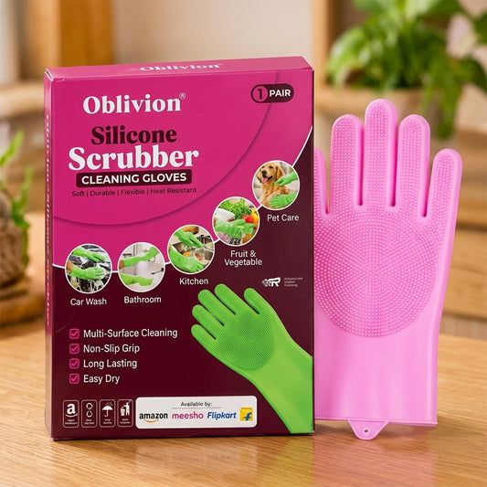 Silicone Cleaning Gloves - photo 2