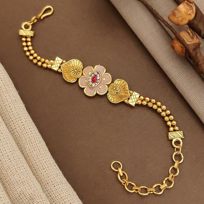 Chic Gold Brass Bracelet – Modern Elegance