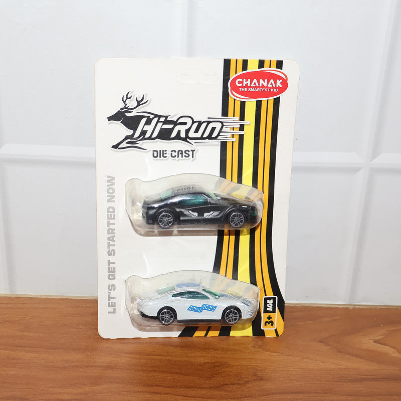 Hi-Run Die Cast Car Set (2 Pcs) – Durable & Realistic Toy Cars for Kids