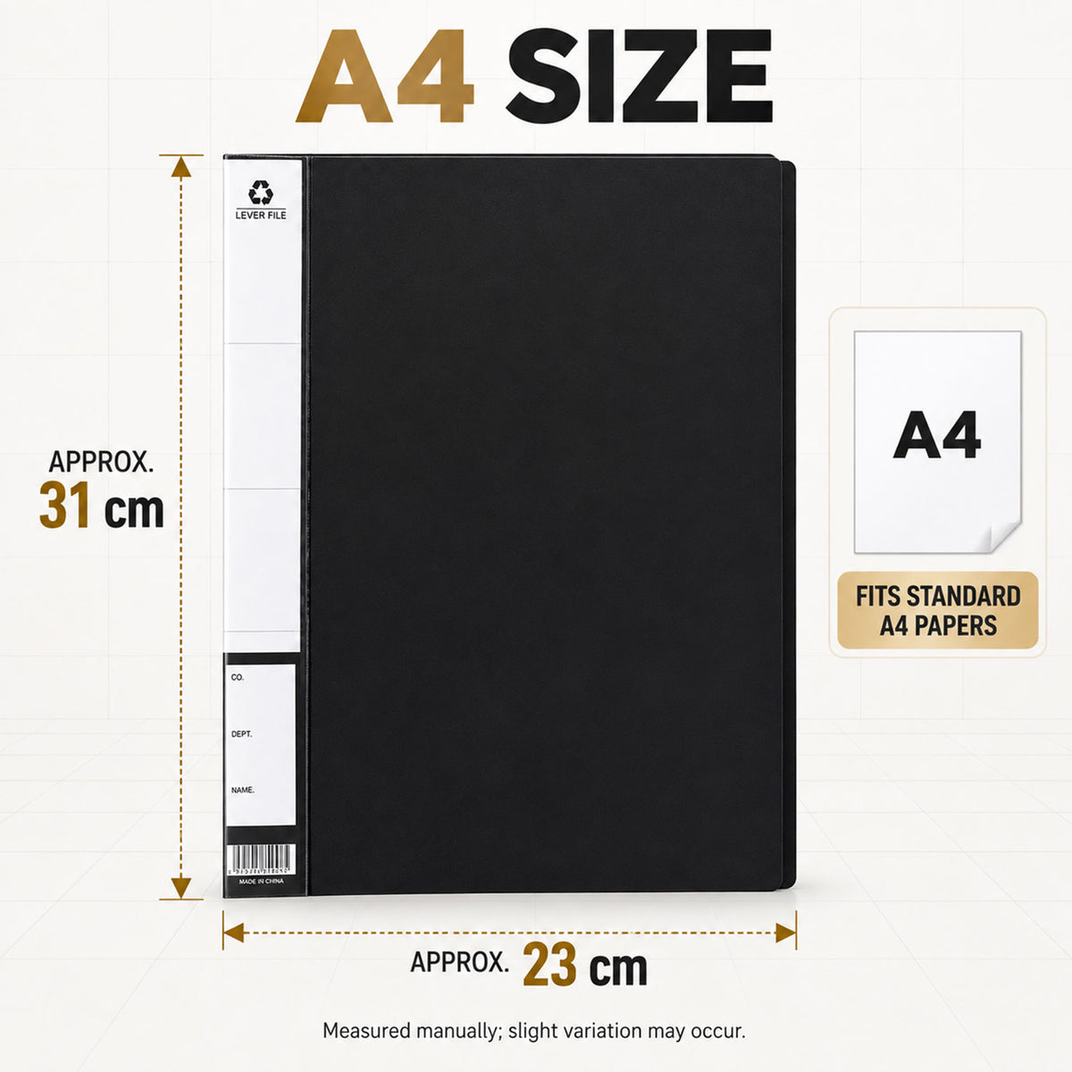 Clip Document Folder – Secure, Foldable A4 Organizer for Office