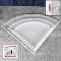 Plastic Corner Shelf Set – 3 Pcs Wall Mounted | Bathora