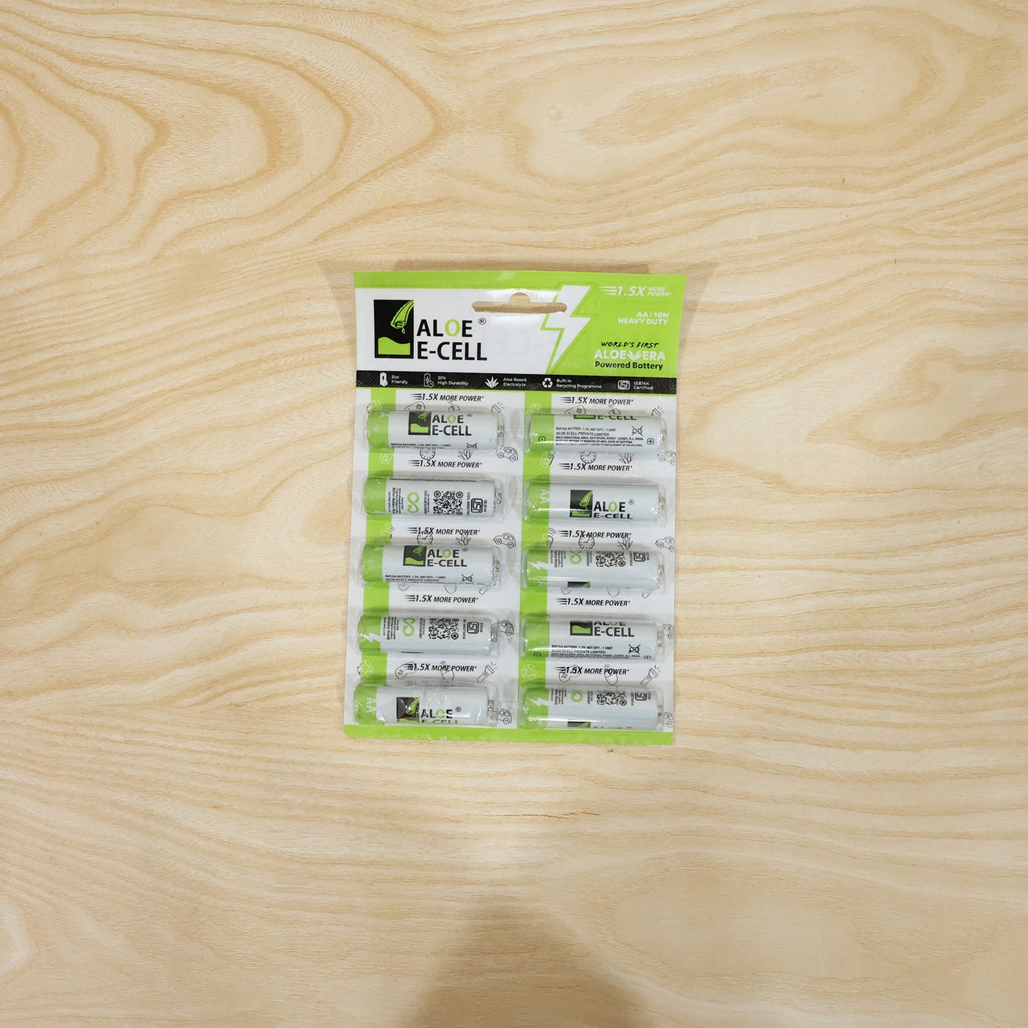 Back view of AA Battery Pack
