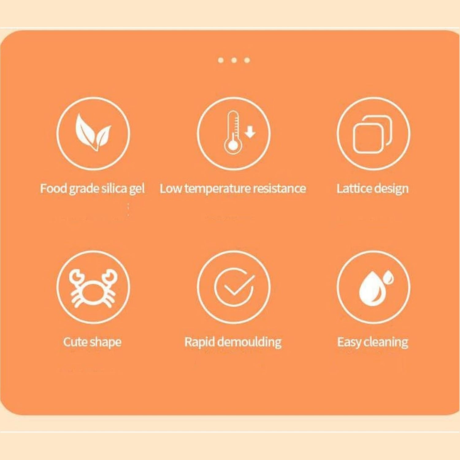 Crab Ice Mold – Silicone Ice Cream & sicle Mold for Kids (1 Pc)