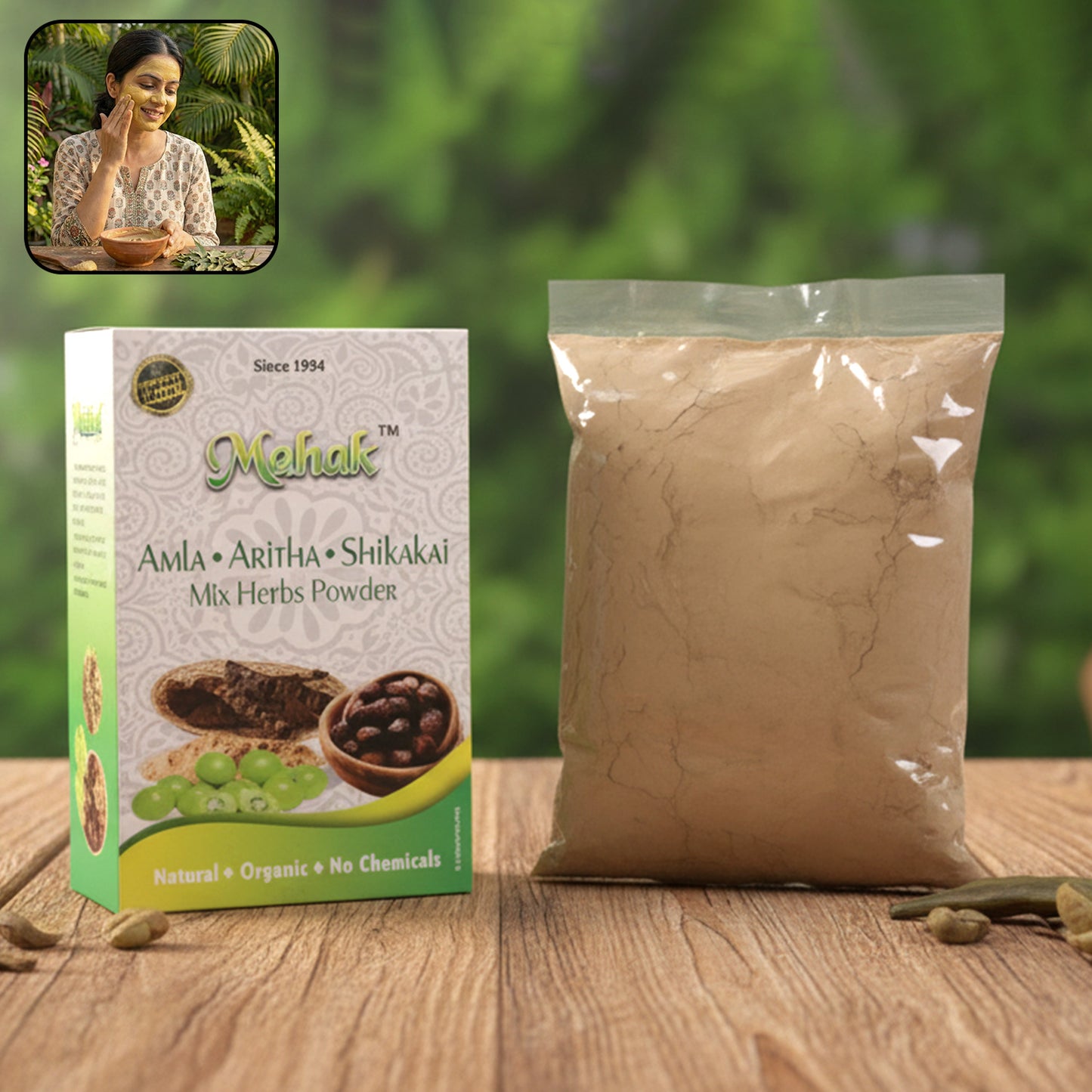 Traditional Mixed Herbs Powder – 80 gm