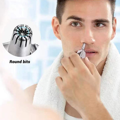 Stainless Steel Painless Nose Hair Remover (1 Pc)