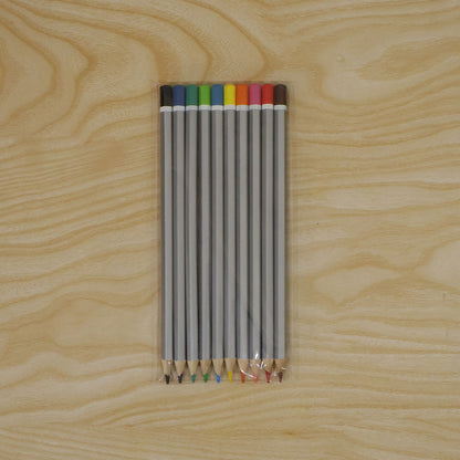 Wooden Colour Pencil Set with Sharpened Tips for Drawing and School Art Projects