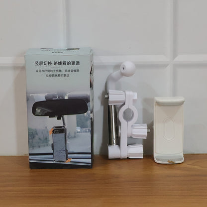 Rotating car phone holder showing 360 degree movement