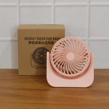 Silent Plug & Play Mini Desk Fan with Adjustable Tilt