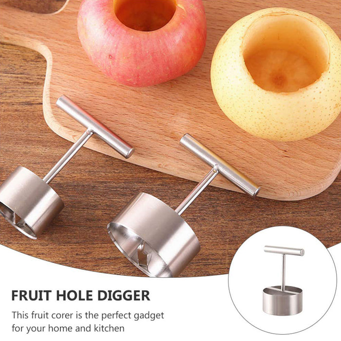 Corer Pear Core Separator Vegetable Core Remover Seeder Cutter Pitter Fruit Hole Remover Coring Tool (1 Pc)