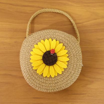 Mini round crossbody bag strap and design detail