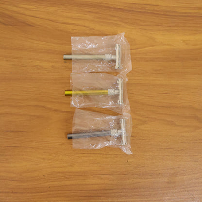 classic shaving razor handle with blade slot