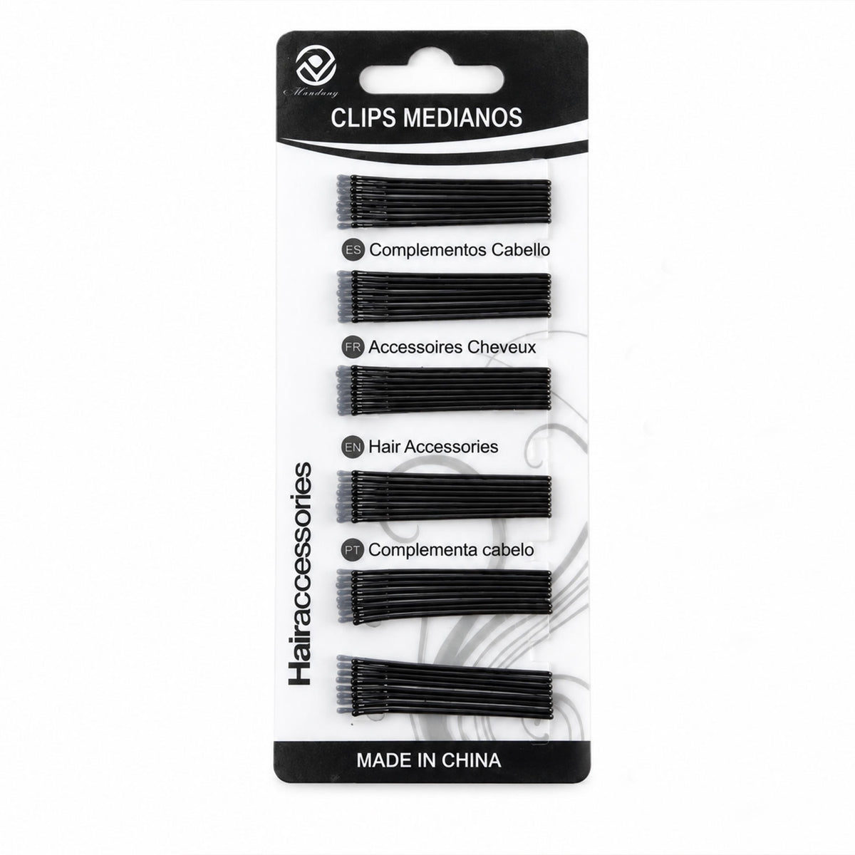 Metal Hair Pins with Rounded Tips for Bun Updo and Everyday Hair Styling (48 Pc)