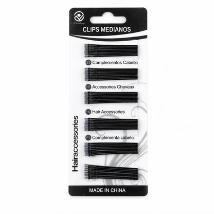 Metal Hair Pins with Rounded Tips for Bun Updo and Everyday Hair Styling (48 Pc)