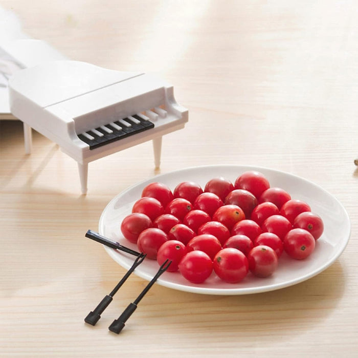 10 Pc Piano Fruit Forks: Fun & Functional for Snacks (Set)