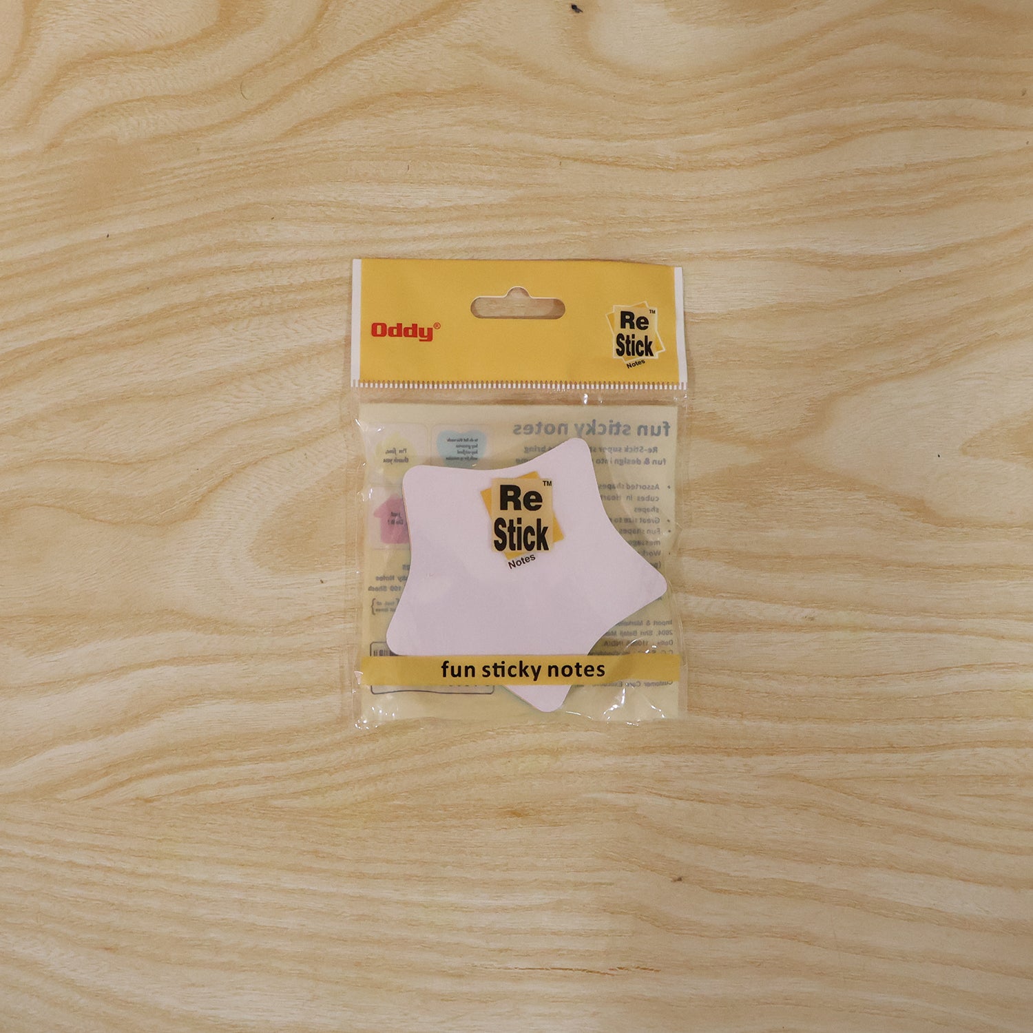 Cute star sticky notes pad for desk