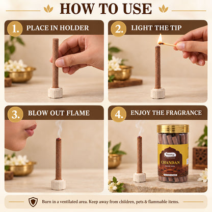 Assorted Fragrance Dhoop Sticks Jar Combo for Daily Puja (6 In 1, 100 Gm Each)