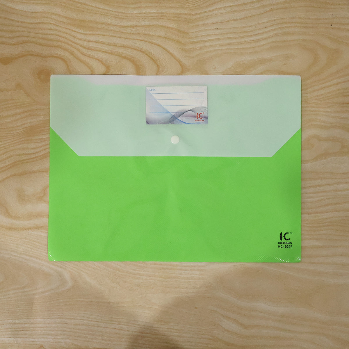 Stylish plastic document folder, ideal for busy professionals and students