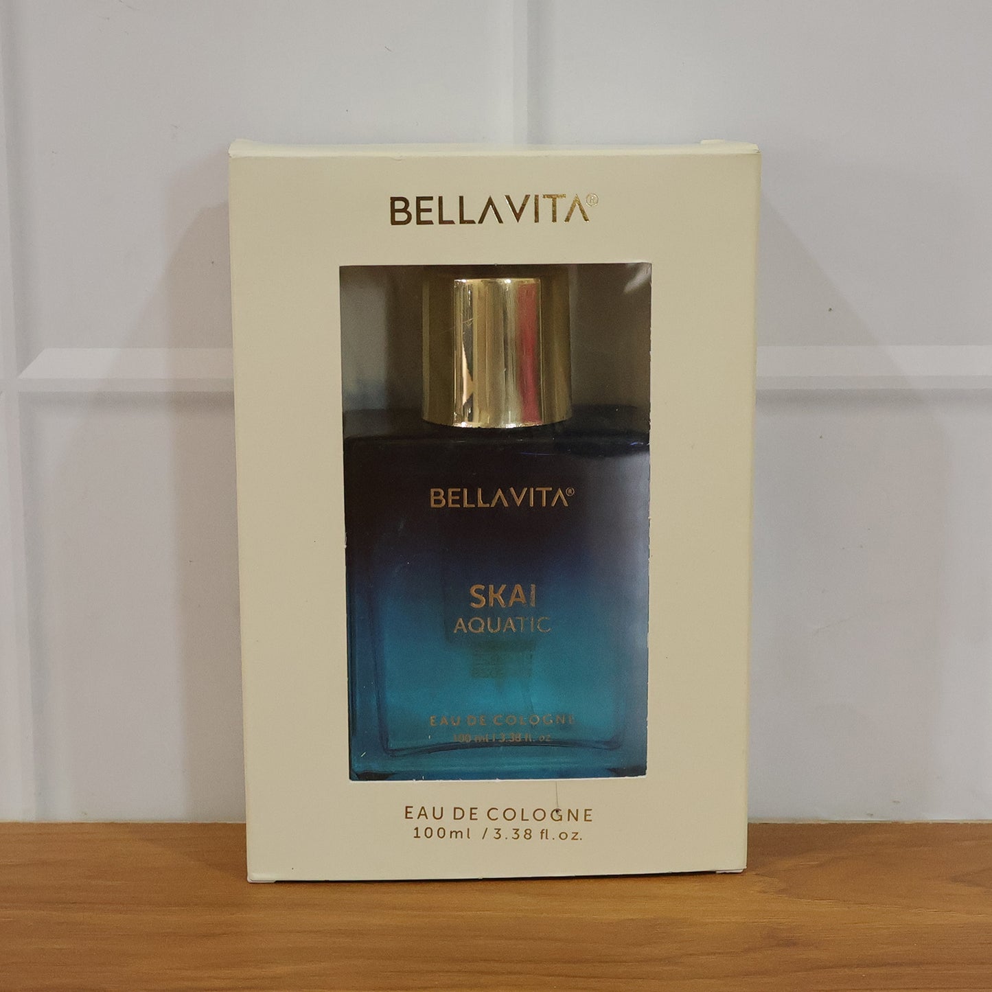 Bellavita Skai Aquatic perfume with ocean inspired design