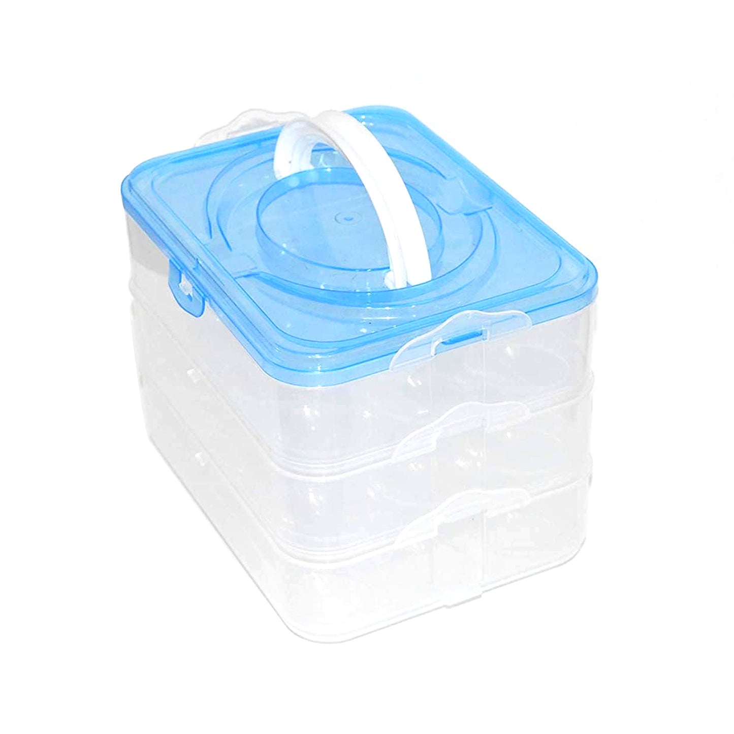 3-Layer Plastic Refrigerator Egg Storage Box (36 Grid)