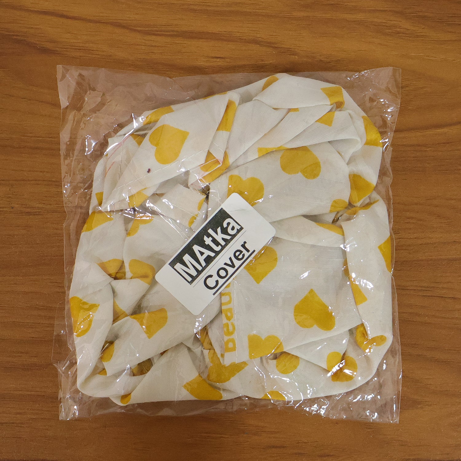 Premium Elasticated Cotton Matka Cover (1 Pc)