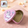 Heart Shaped Unicorn Storage Box – Durable Multipurpose Metal Tin