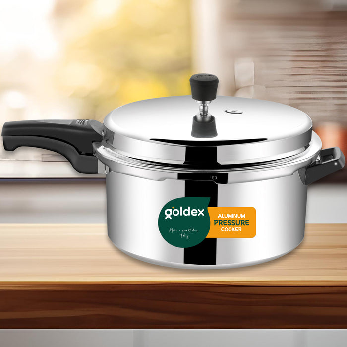 Aluminium Classic Goldex Pressure Cookers With Outer Lid (12 Litres)