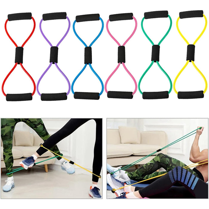 Sport Resistance Loop Band (1 Pc): Exercise, Yoga, Fitness, Mix Color