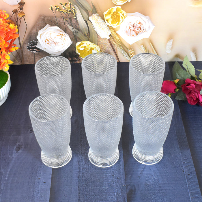 Juice water Glass Tumbler (Set of 6pcs)