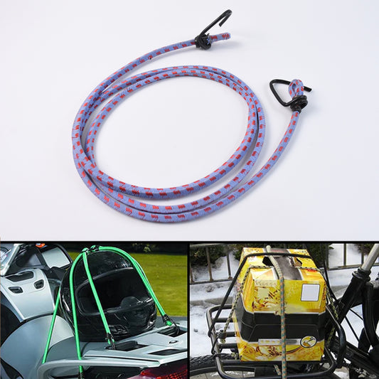 Multicolor elastic luggage strap with hooks on both ends