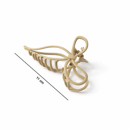 Durable spring lock hair claw clip